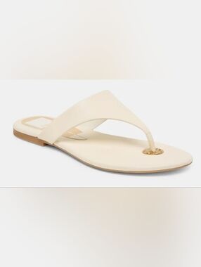 Dolce Vita Kittle Women’s Cream Leather Thong Sandal